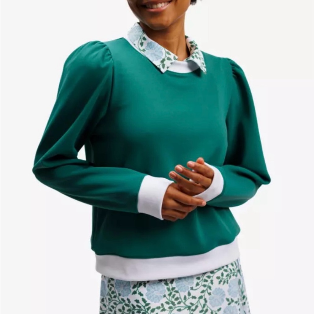 Smith And Quinn Peggy Green Sweatshirt NWT- never worn
